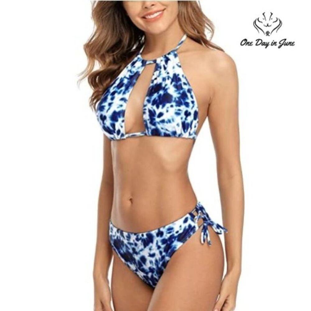 Beautyin Keyhole Cutout Bikini Swimsuit Size S